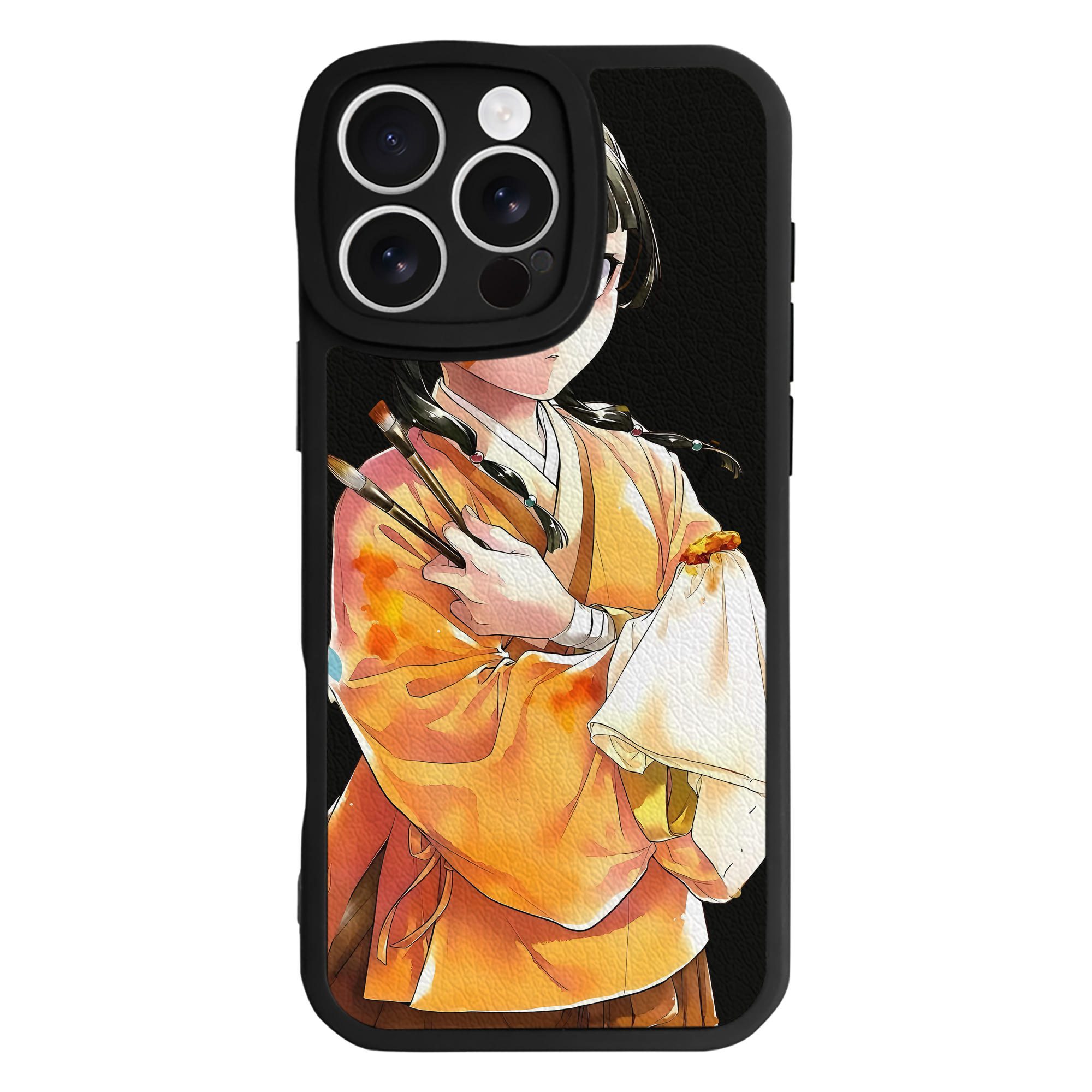 （画像用） 薬屋のひとりごと The Apothecary Diaries 【iPhone 16シリーズ対応】シリコンスマホケース（レザー調） 材質：シリコン